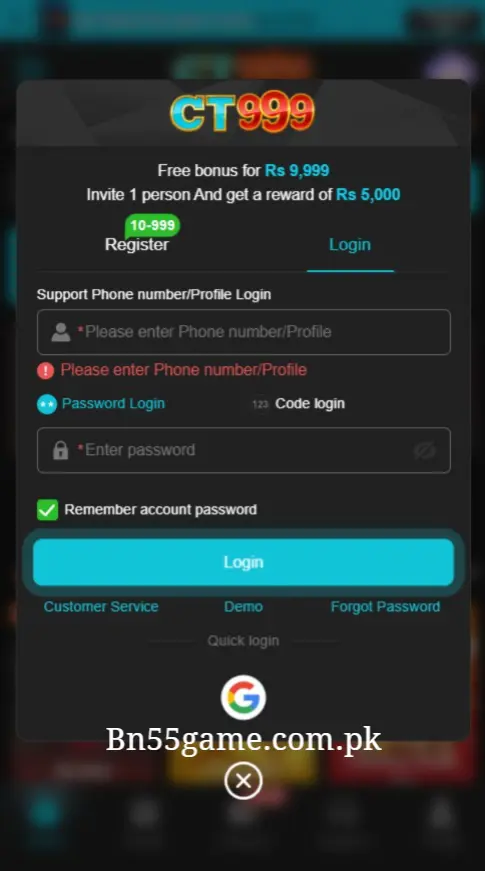 CT999 Game